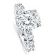 Certified 7.90Ct Cushion Diamond Engagement Eternity Ring Gold Lab Grown