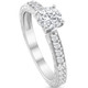 1 1/2ct Diamond Engagement Ring & Matching Wedding Band Set White Gold Lab Grown