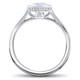 3/8 ct Lab Grown Diamond Zoe Engagement Ring Setting & Matching Wedding Band