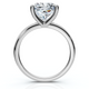 Certified 3Ct Cushion Diamond Solitaire Engagement Ring 14k Gold or Pt Lab Grown