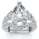 Certified 3.60Ct  Diamond Engagement Wedding Ring Set 14k Gold or Pt Lab Grown
