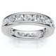 1 1/2Ct Channel Set Diamond Lab Grown Eternity Wedding Ring 14k Gold or Platinum