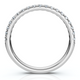 1/4Ct Pave Diamond Wedding Ring 14k Gold or Platinum Anniversary Band Lab Grown