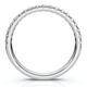 1/4Ct Pave Diamond Wedding Ring 14k Gold or Platinum Anniversary Band Lab Grown