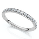 1/4Ct Pave Diamond Wedding Ring 14k Gold or Platinum Anniversary Band Lab Grown