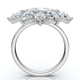 Certified 5Ct Hexagon Diamond High Jewelry Ring 14k Gold or Platinum Lab Grown