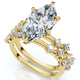 Certified 3 1/2Ct Marquise Diamond Bridal Set 14k Gold or Platinum Lab Grown Certified 3 1/2Ct Marquise Diamond Bridal Set 14k Gold or Platinum Lab Grown