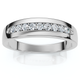 Men's 1/4Ct Polished Diamond Wedding Ring Lab Grown