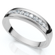Men's 1/4Ct Polished Diamond Wedding Ring Lab Grown
