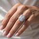 Certified 6Ct Aria Emerald Diamond Engagement Ring 14k Gold/Platinum Lab Grown