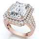 Certified 6Ct Aria Emerald Diamond Engagement Ring 14k Gold/Platinum Lab Grown
