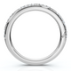 Camellia Diamond Wedding Ring 14k Gold or Platinum Lab Grown Stackable Band