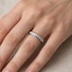 1/4Ct Diamond Channel Set Wedding Stackable Band 14k Gold or Platinum Lab Grown