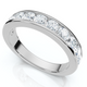 1Ct Channel Set Diamond Wedding Ring 14k Gold or Platinum Lab Grown EF/VS