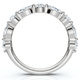 3/4Ct Marquise & Round Diamond Stacking Band 14k Gold or Platinum Lab Grown