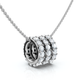 1/2Ct Bernarda Diamond Pendant 14k Gold Women's Necklace Lab Grown EF/VS