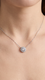 Certified 3 1/2Ct Euro Diamond Pendant 14k Gold 18" Women's Necklace Lab Grown
