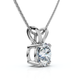 3/4Ct Solitaire Diamond Pendant 14k Gold Women's Necklace Lab Grown EF/VS