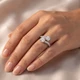 2.40Ct Forever Us 2-Stone Diamond Ring 14k Gold Lab Grown EF/VS