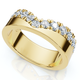 3/4Ct Diamond Kai Wedding Stackable Guard Ring 14k Gold or Platinum Lab Grown