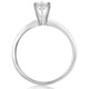 1/3Ct Solitaire Round Cut Diamond Engagement Ring in 14k Gold Lab Grown