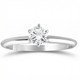 1/3Ct Solitaire Round Cut Diamond Engagement Ring in 14k Gold Lab Grown