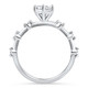 Certified 1 1/3Ct Hexagon Diamond Jamie Engagement Ring 14k Gold Lab Grown