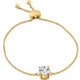 Certified 2Ct Diamond Solitaire Slider Bracelet 14k Gold Lab Grown