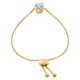 Certified 2Ct Diamond Solitaire Slider Bracelet 14k Gold Lab Grown