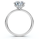 Certified 2 1/10Ct Hidden Halo Diamond Engagement Ring 14k Gold or Pt Lab Grown