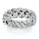 Men's Braided Cuban Diamond Ring 14k Gold Lab Grown Men's Braided Cuban Diamond Ring 14k Gold Lab Grown