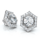 2 1/2Ct Sally Diamond Earrings 14k Gold Lab Grown 2 1/2Ct Sally Diamond Earrings 14k Gold Lab Grown
