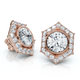 2 1/2Ct Sally Diamond Earrings 14k Gold Lab Grown 2 1/2Ct Sally Diamond Earrings 14k Gold Lab Grown