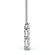 1Ct Diamond Initial "A" Pendant 14k Gold 18" Necklace Lab Grown 5/8" Tall