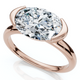 Certified 2Ct Stanza Oval Diamond Engagement Ring 14k Gold or Platinum Lab Grown