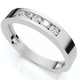 Men's 1/4Ct Channel Set Diamond Wedding Ring 14k Gold Lab Grown
