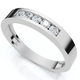 Men's 1/4Ct Channel Set Diamond Wedding Ring 14k Gold Lab Grown