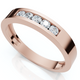 Men's 1/4Ct Channel Set Diamond Wedding Ring 14k Gold Lab Grown