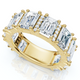 5 1/2Ct Naya Emerald Cut Diamond Wedding Band 14k Gold/Pt Stack Ring Lab Grown 5 1/2Ct Naya Emerald Cut Diamond Wedding Band 14k Gold/Pt Stack Ring Lab Grown