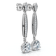 1 5/8Ct Drop Dangle Earrings 14k Gold Lab Grown 1 5/8Ct Drop Dangle Earrings 14k Gold Lab Grown
