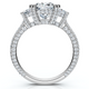 Certified 5Ct Michelle Princess Cut Diamond Engagement Ring 14k Gold Lab Grown