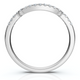 Diamond Insert Wedding Guard Band 14k Gold or Palatinum Lab Grown EF/VS