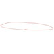 Solid 14k Rose Gold 18" Chain With Spring Ring .5MM