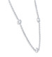 1 1/5Ct Diamonds By The Yard Necklace Lab Grown in 14k White or Yellow Gold