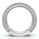 2 1/4Ct Diamond Vintage Wedding Anniversary Ring 14k Gold or Platinum Lab Grown
