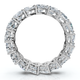 3 3/4Ct Heart Shape Diamond Eternity Wedding Ring 14k Gold or Platinum Lab Grown