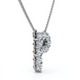 1Ct Diamond Initial "P" Pendant 14k Gold 18" Necklace Lab Grown 5/8" Tall