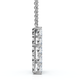 1Ct Diamond Initial "D" Pendant 14k Gold 18" Necklace Lab Grown 5/8" Tall