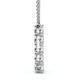 1Ct Diamond Initial "L" Pendant 14k Gold 18" Necklace Lab Grown 5/8" Tall
