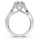 Certified 2 1/2ct Diamond Crossover Engagement Ring 14K Gold of Pt Lab Grown